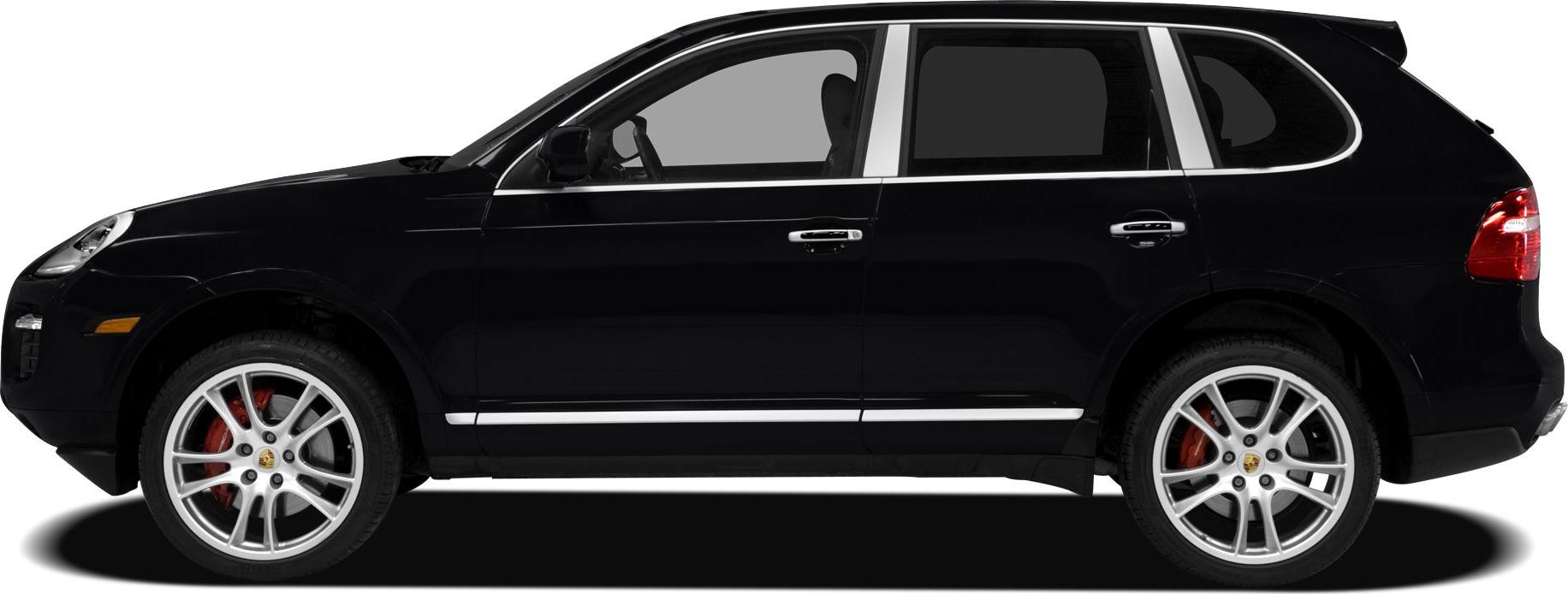 SUV side profile with alloy wheels and red sporty brakes