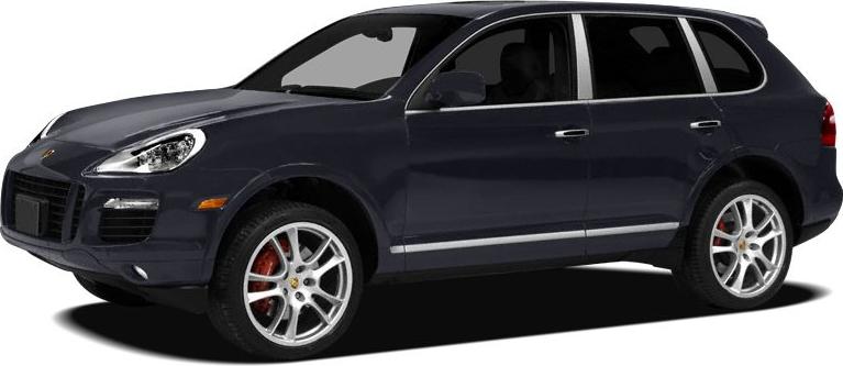 Front side profile of a black SUV with distinctive wheels and body shape