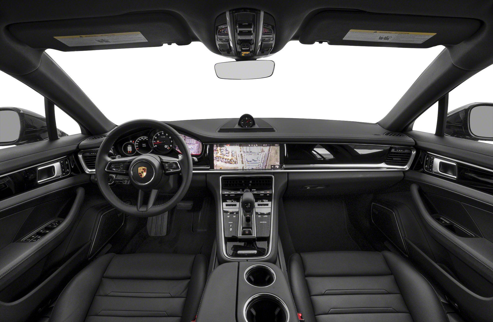 Luxury dashboard and steering wheel with digital displays
