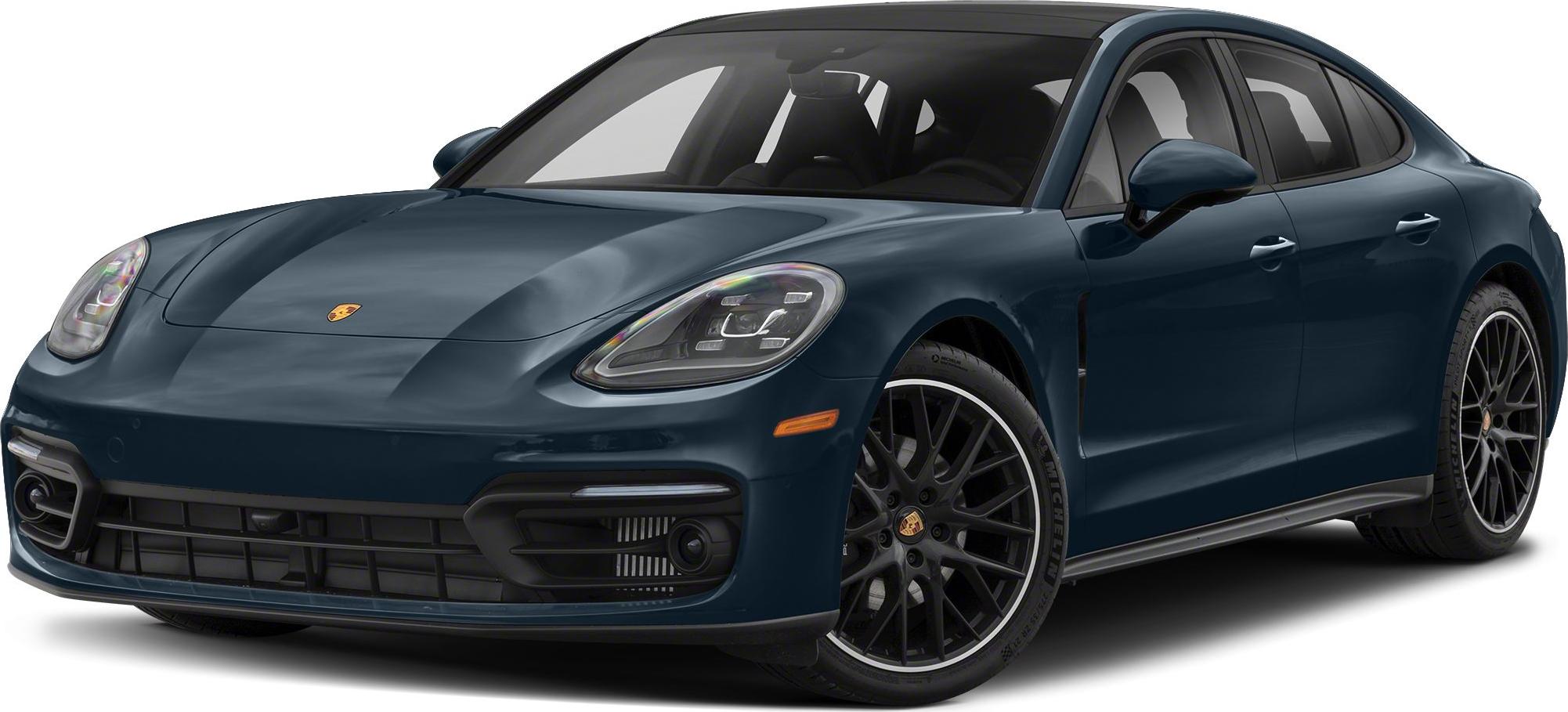 3/4 front-left view, Night Blue Metallic