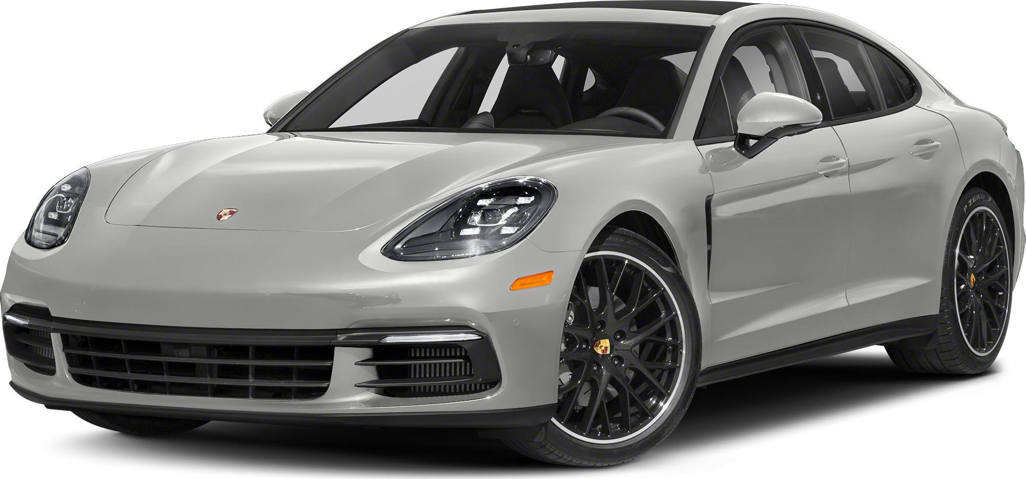 Front side profile with LED headlights and black wheels