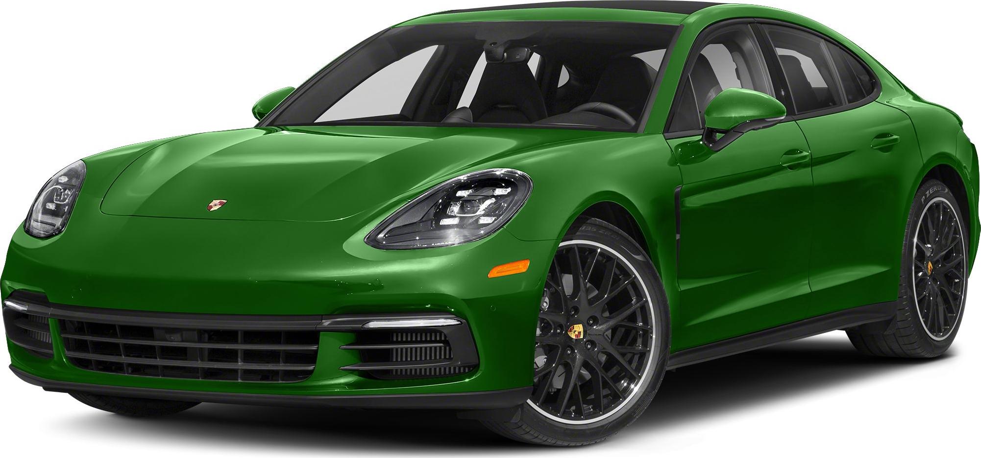 3/4 front-left view, Mamba Green Metallic