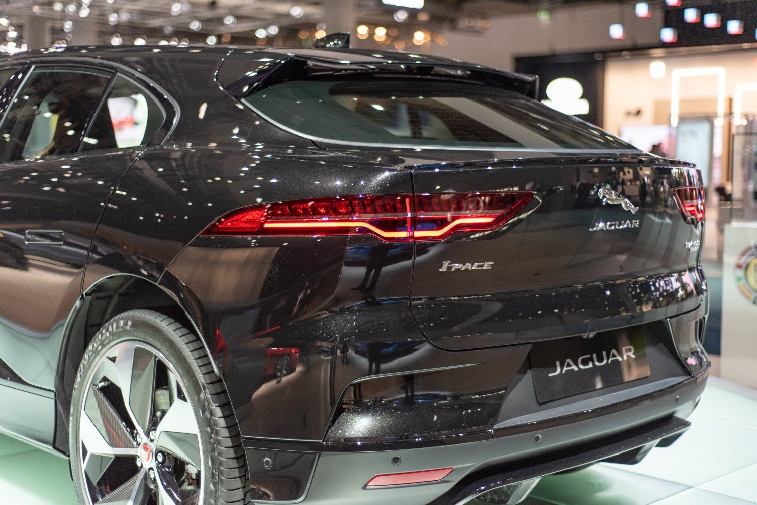 Rear view with LED tail lights and stylish SUV design
