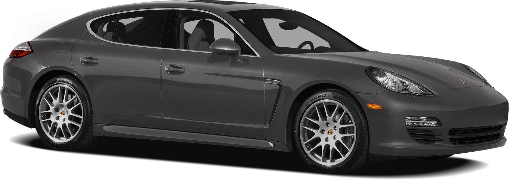 Side profile of a luxury sports sedan with alloy wheels
