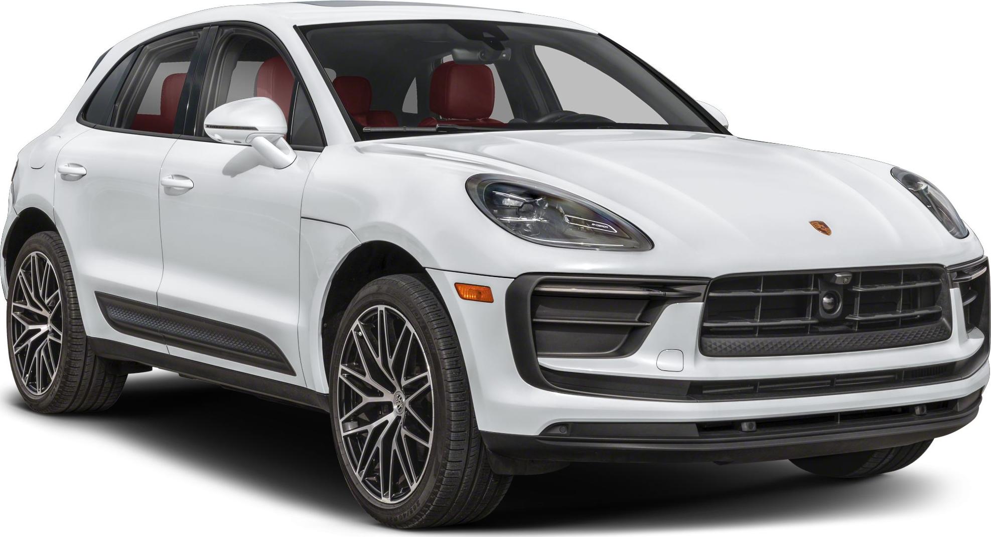 Front side view of SUV with LED headlights and sporty alloy wheels