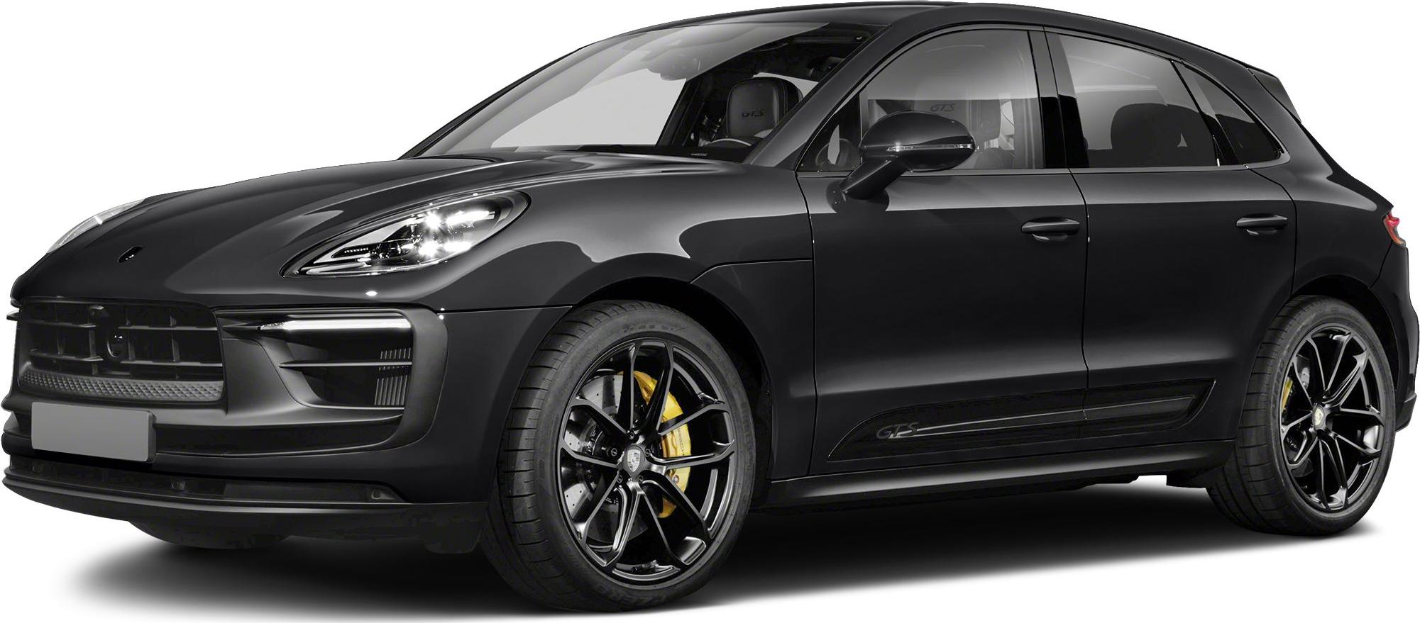 Sleek black SUV with LED headlights and sporty black multi-spoke alloy wheels