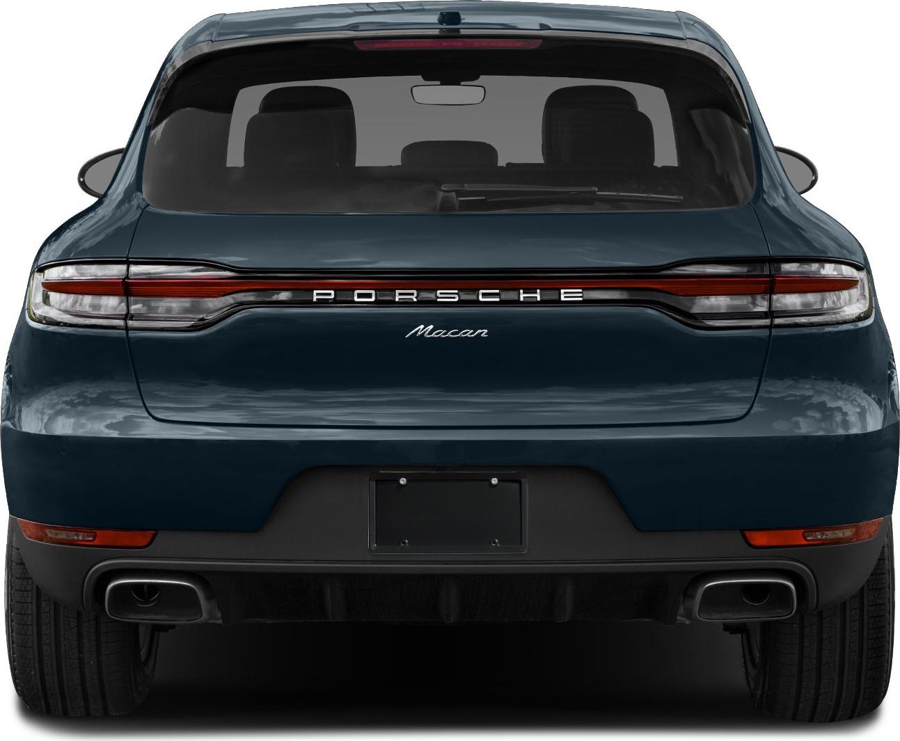 2019 Porsche Macan I (95B, facelift 2018) Rear View