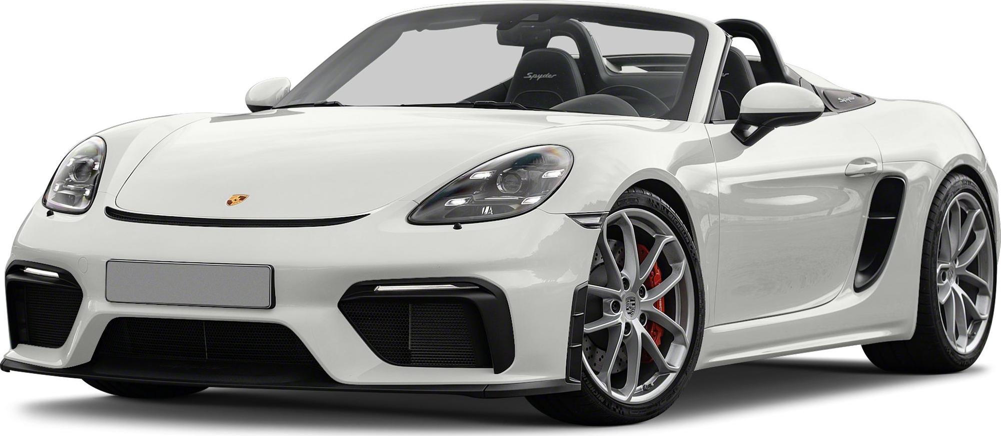 Front angled view of a convertible sports car with LED headlights and alloy wheels