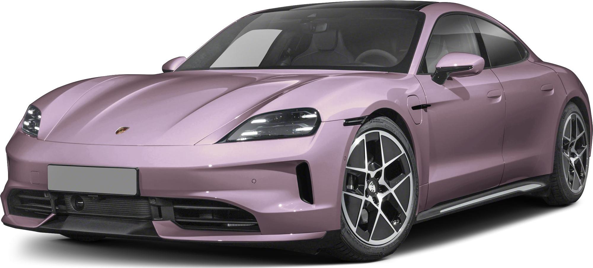 Front view with sleek headlights and alloy wheels
