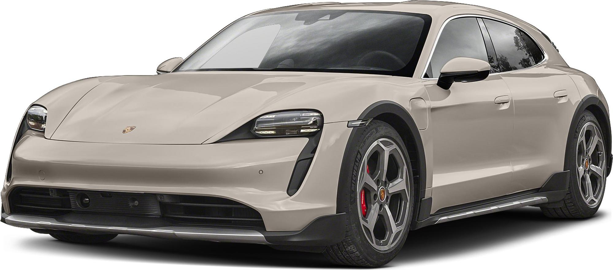 Sleek front three-quarter with LED headlights and alloy wheels