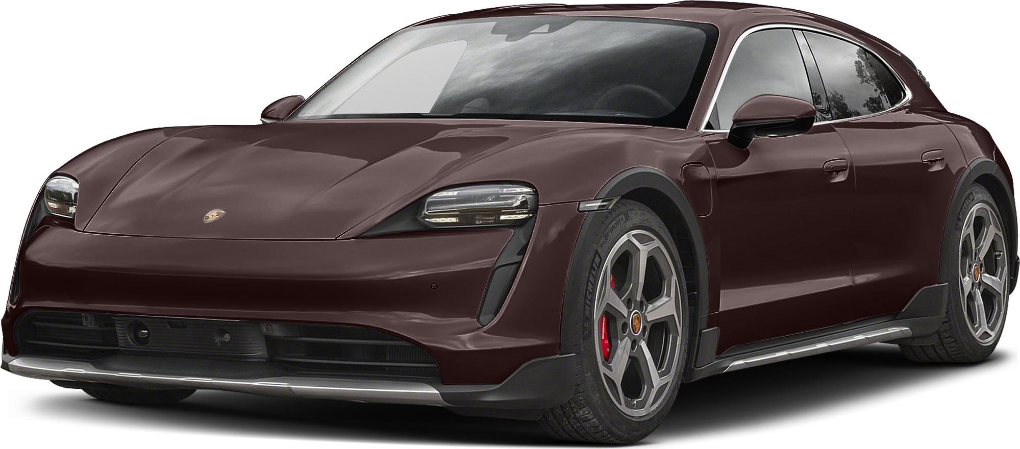 Modern electric SUV front with sleek LED headlights and sporty wheels