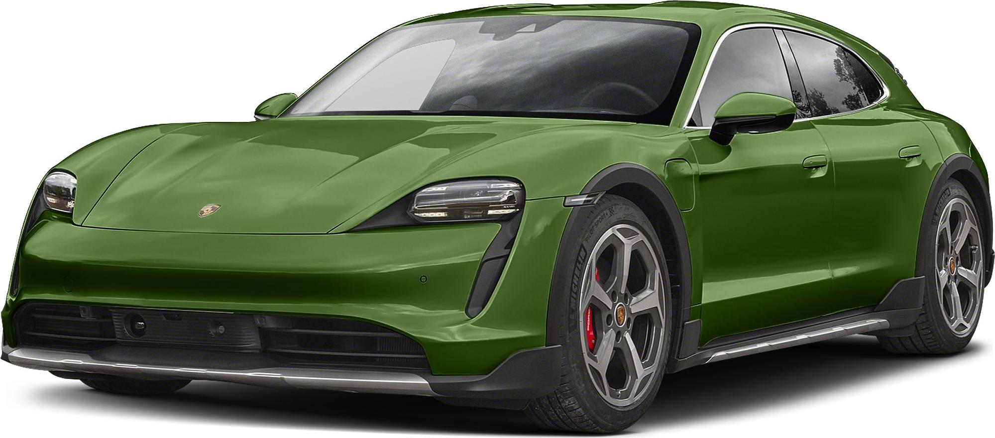 3/4 front-left view, Mamba Green Metallic