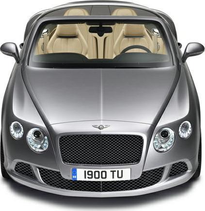 Front grille and dual round headlights with beige interior