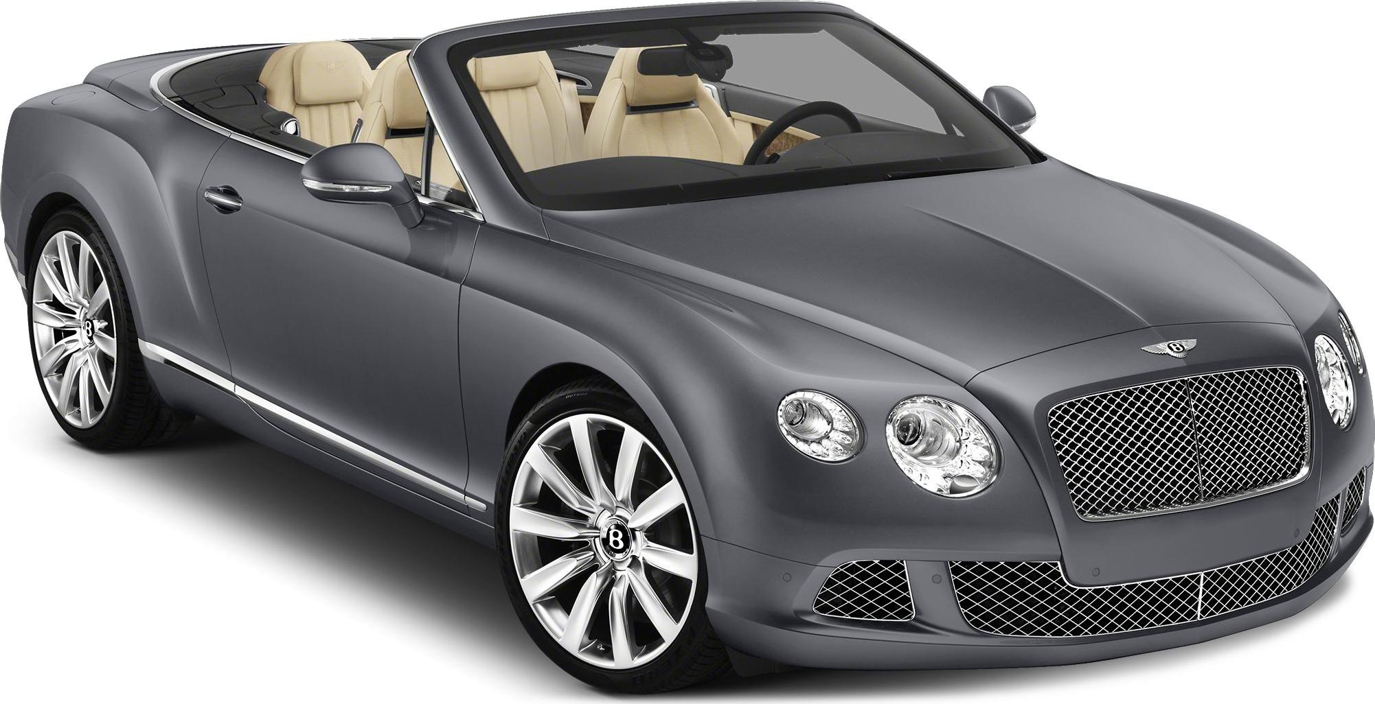 Convertible with beige leather interior and chrome mesh grille
