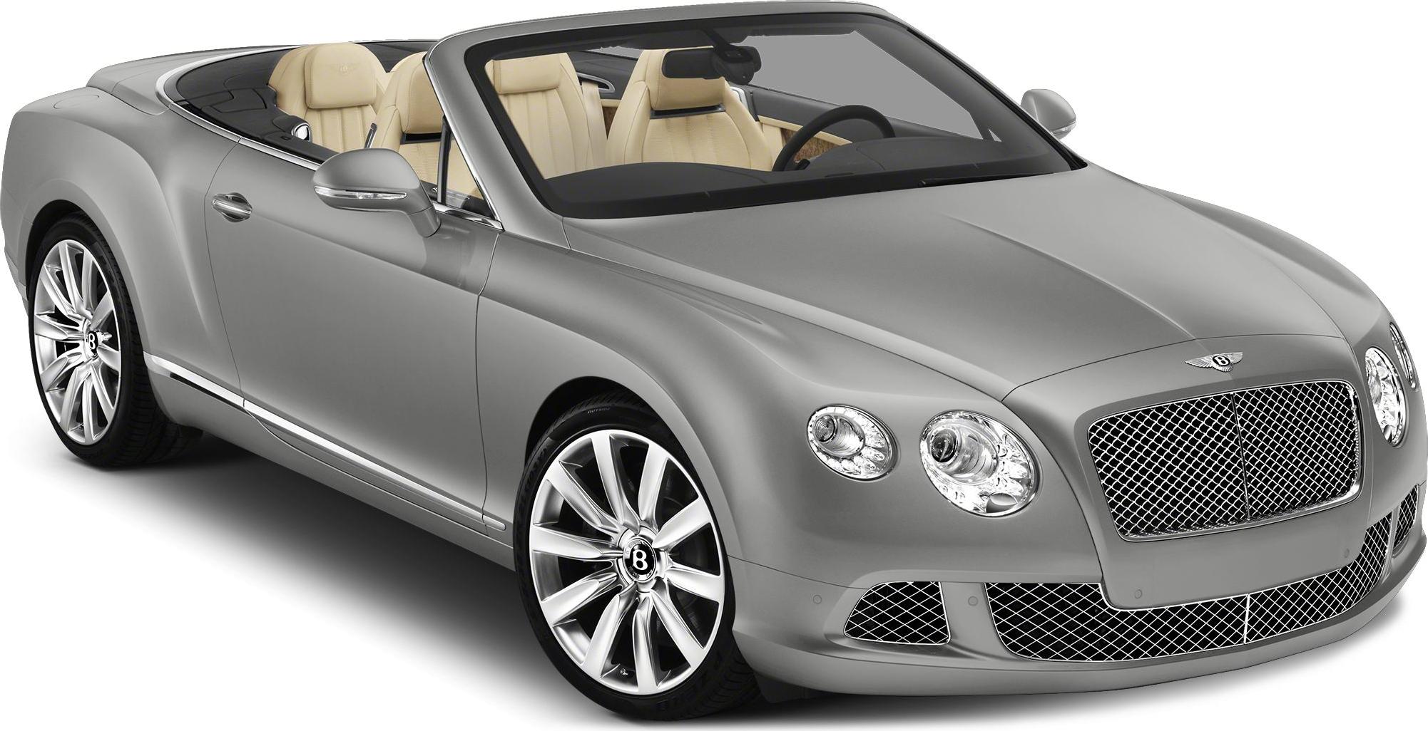Luxury convertible with mesh grille and alloy wheels.