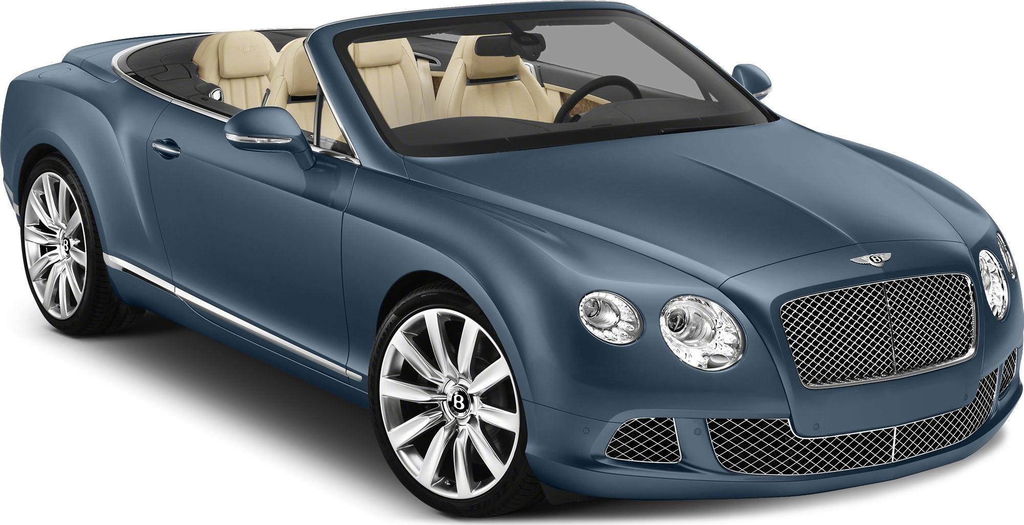 Luxury convertible with wire mesh grille and dual round headlights