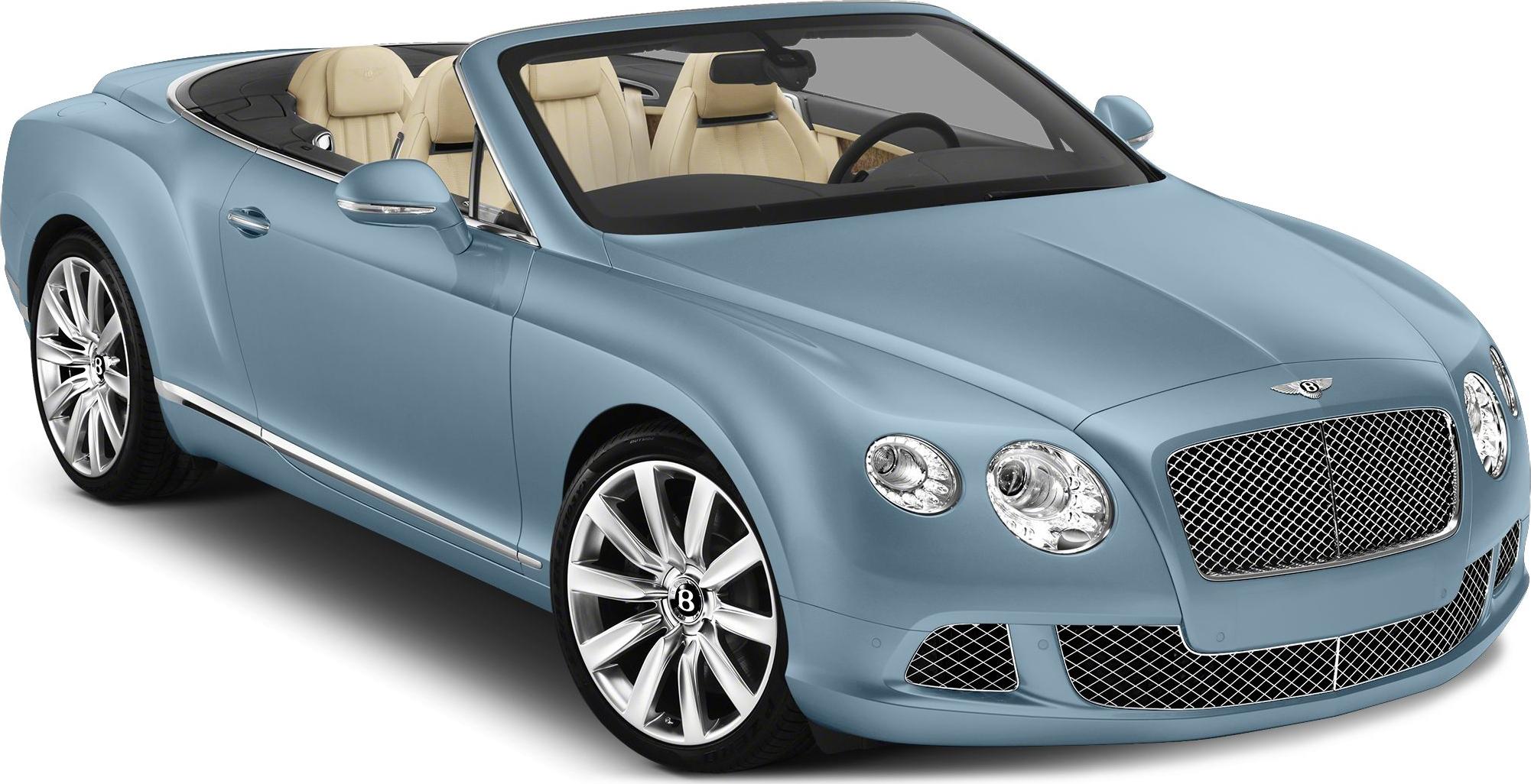 Convertible luxury car with mesh grille and alloy wheels