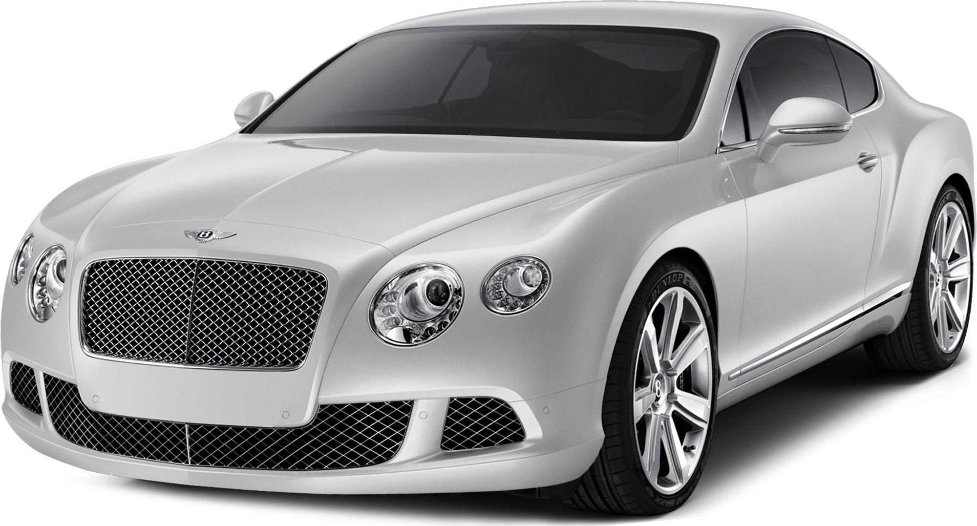 Front view of luxury silver coupe with distinctive mesh grille and dual rounded headlights