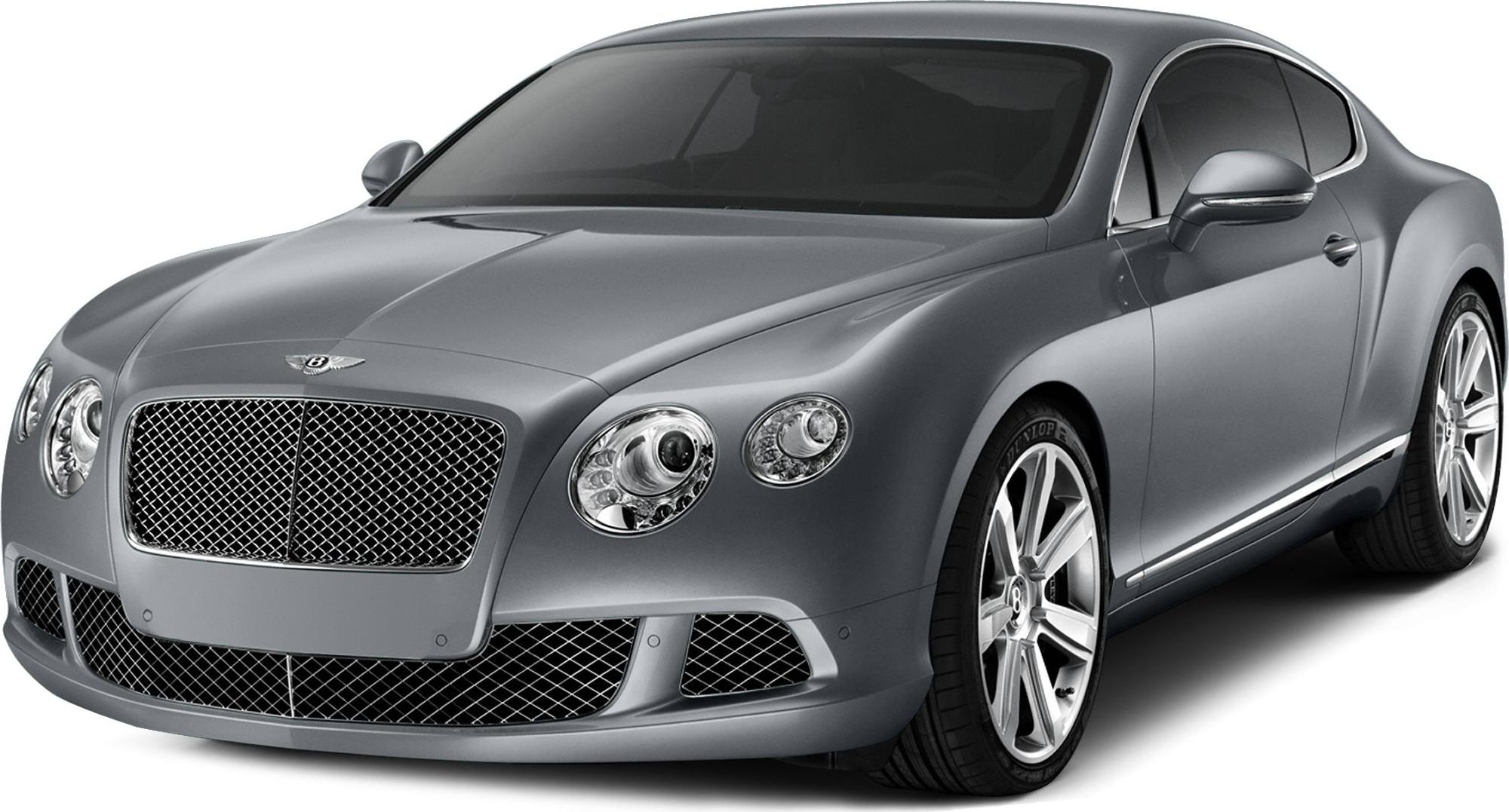 Luxury coupe front view with iconic mesh grille and elegant headlight design
