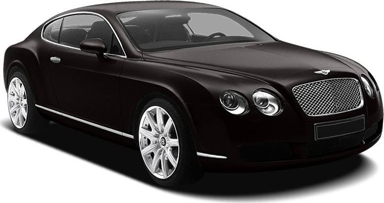 Luxury coupe with chrome mesh grille and dual round headlights