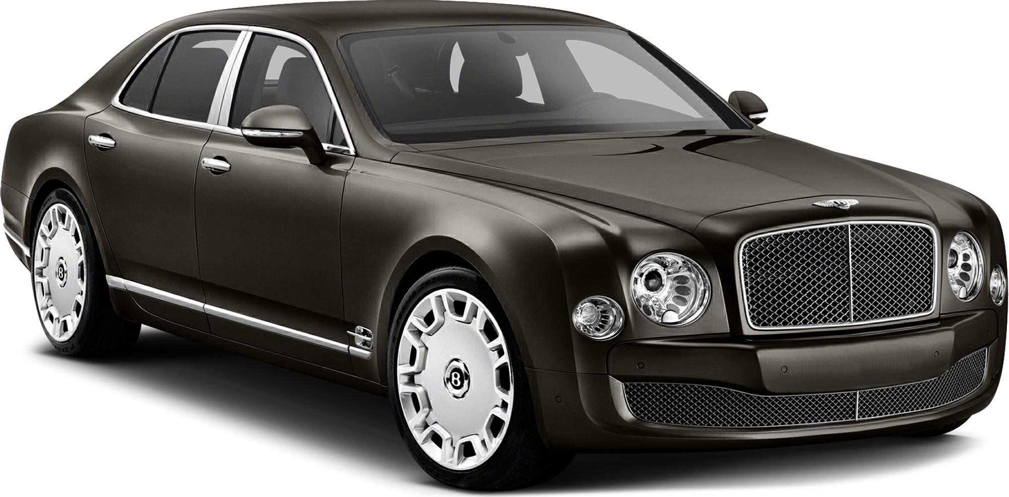 Luxury sedan with chrome mesh grille and unique alloy wheels