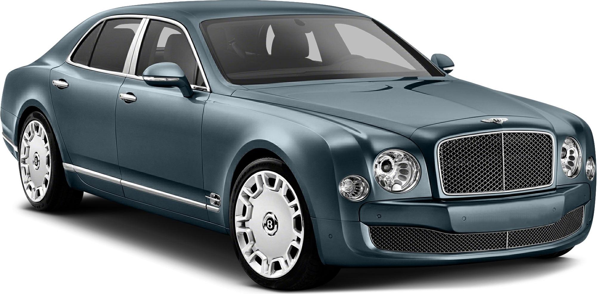 Luxury sedan front grille and alloy wheels