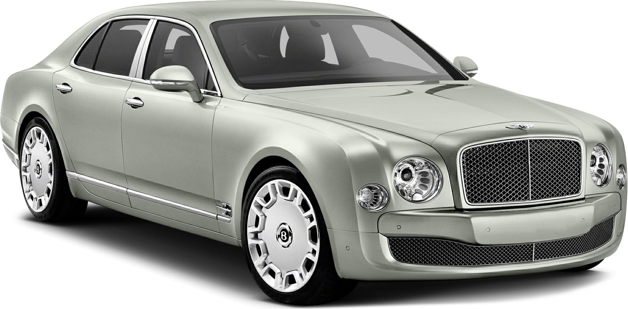 Luxury sedan with mesh front grille and unique alloy wheels