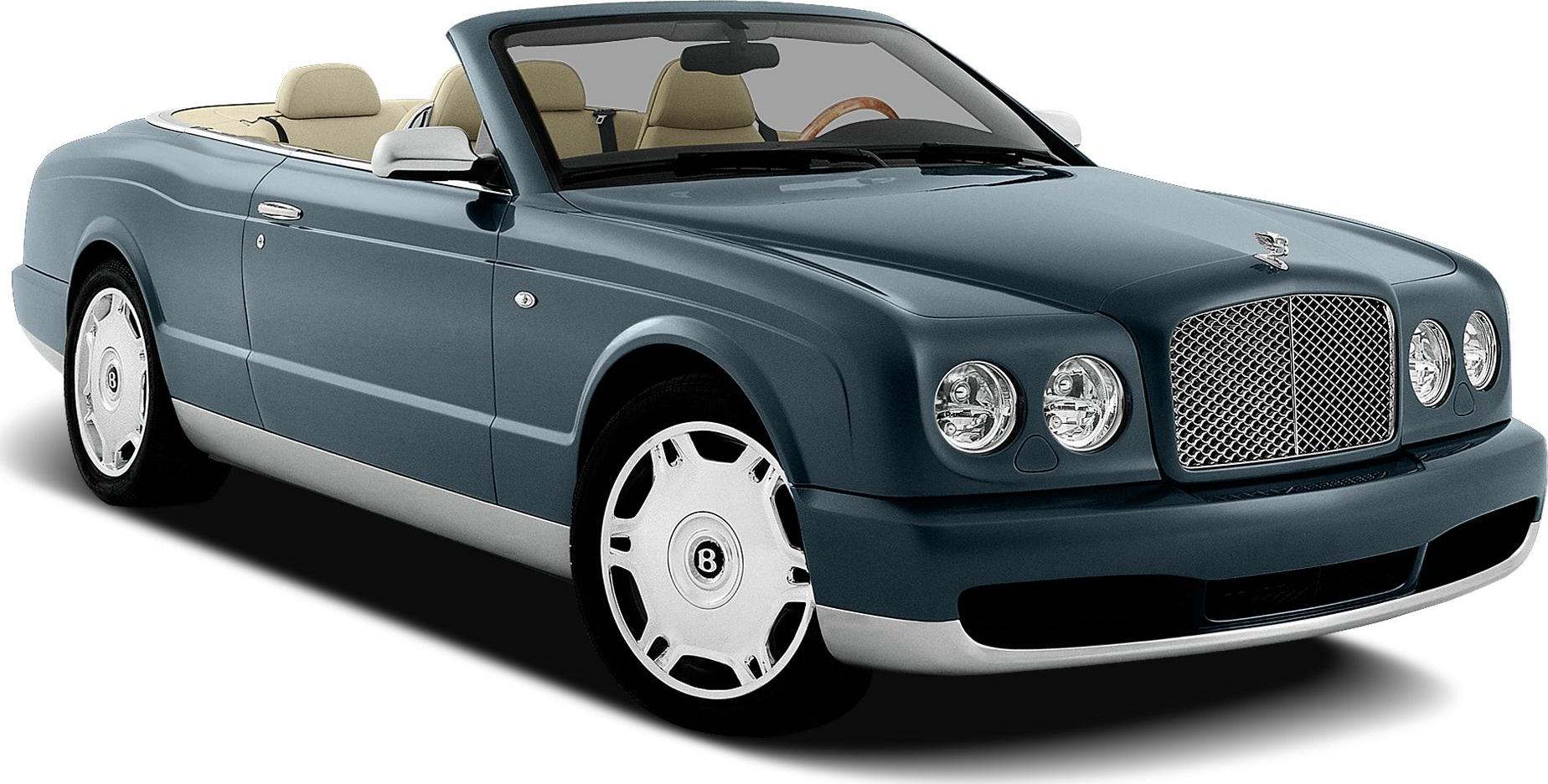 Luxury convertible with mesh grille and polished alloy wheels