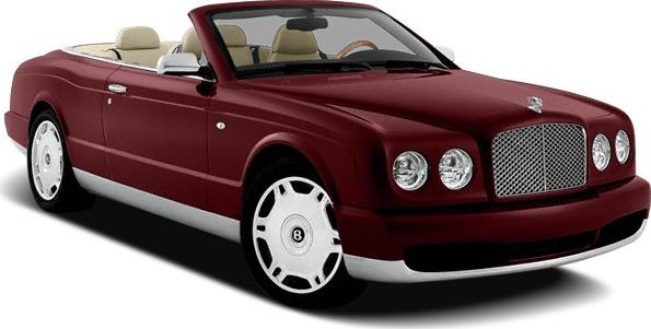 3/4 front-left view, Burgundy