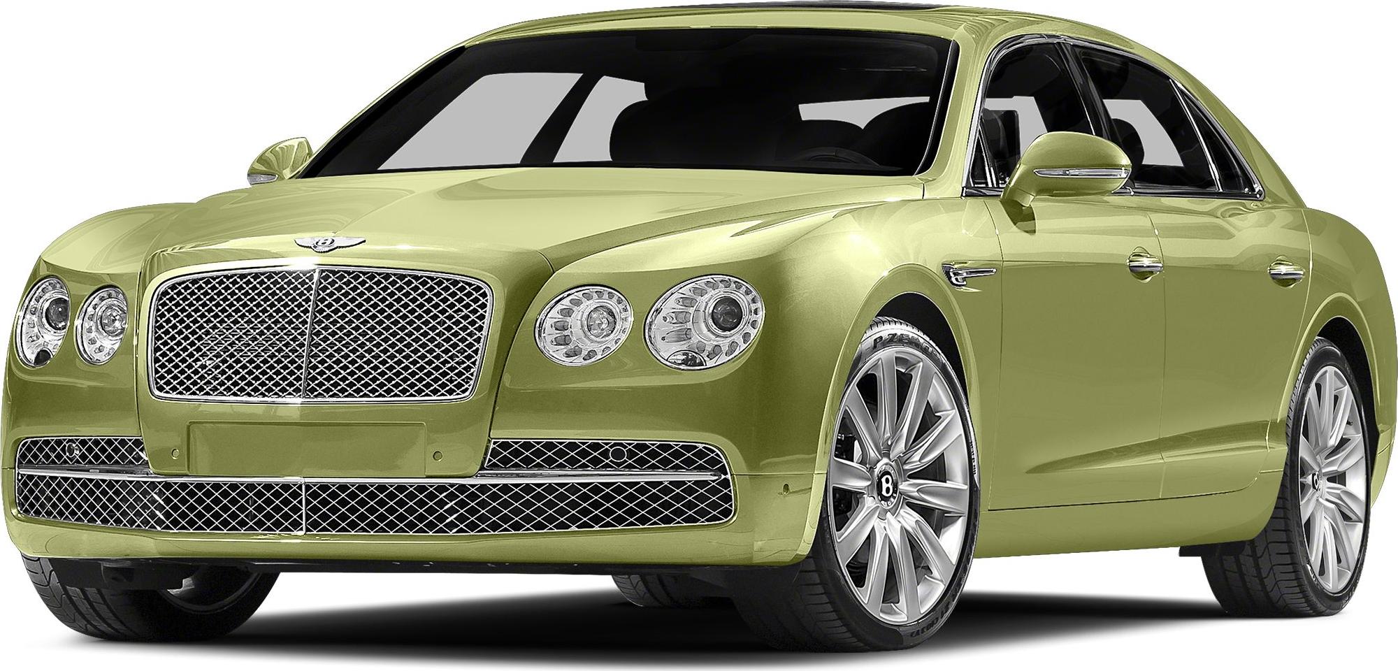 Luxury sedan front with mesh grille and dual round headlights