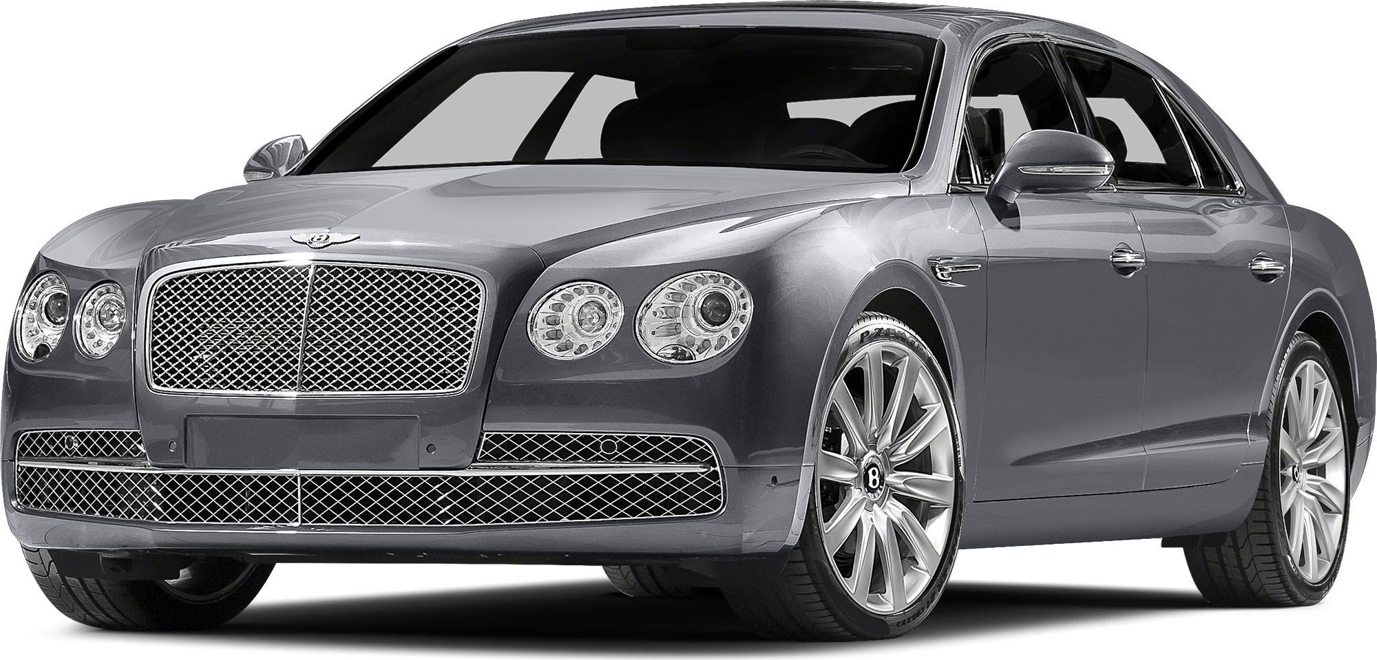 Front and side view of luxury sedan with distinctive grille and headlights