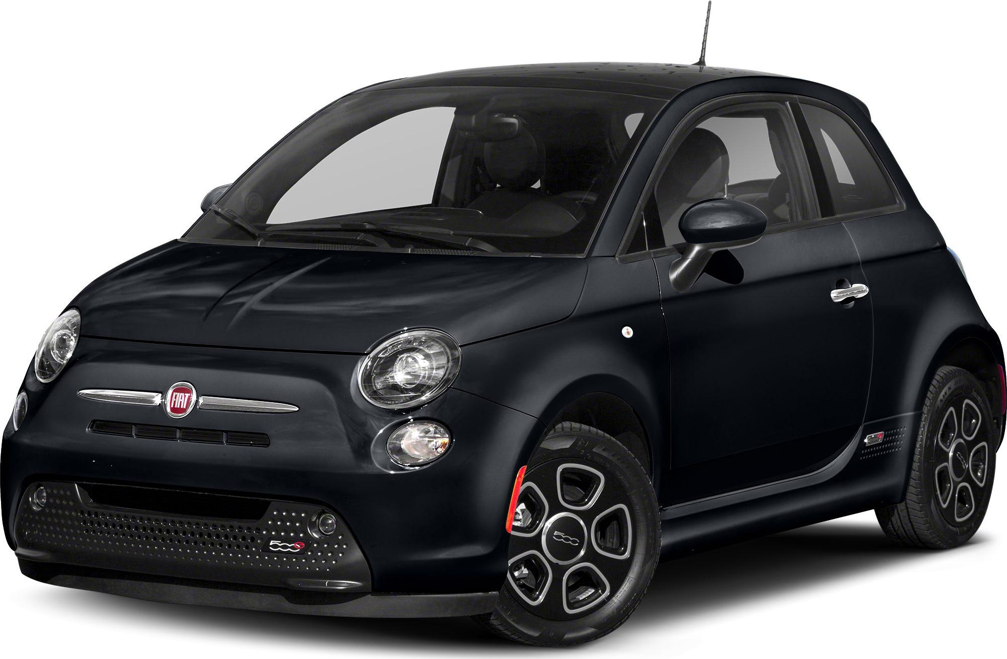 Compact electric hatchback with round headlights and distinctive grille