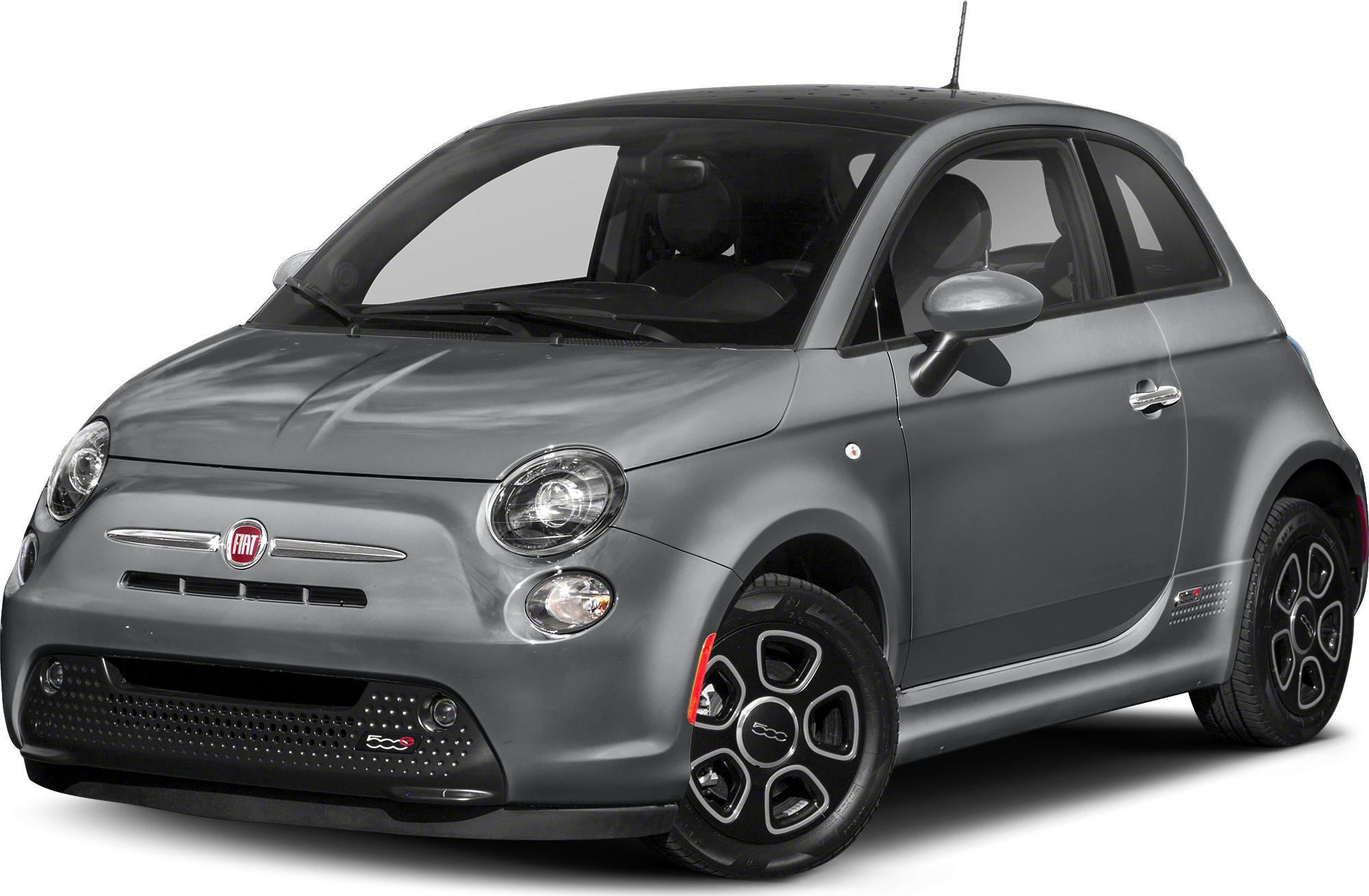 Electric compact hatchback with round headlights and aerodynamic shape