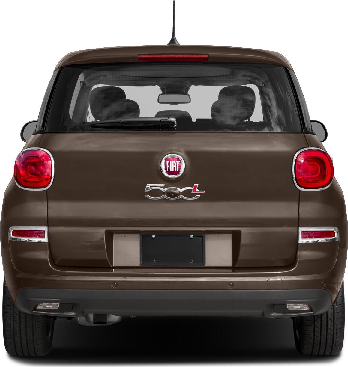 Rear view of a hatchback with updated taillights and rear window wiper