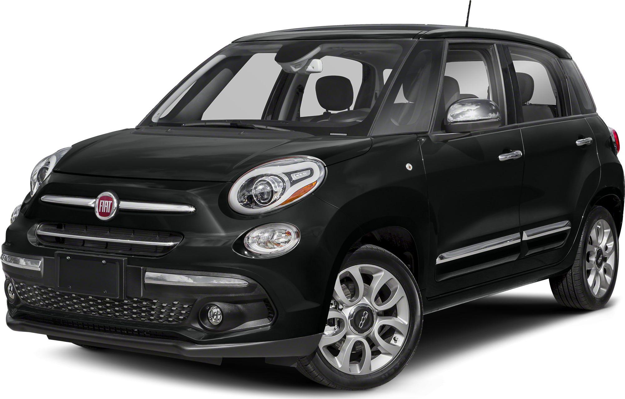 Front-side view of a compact car with round headlights and alloy wheels