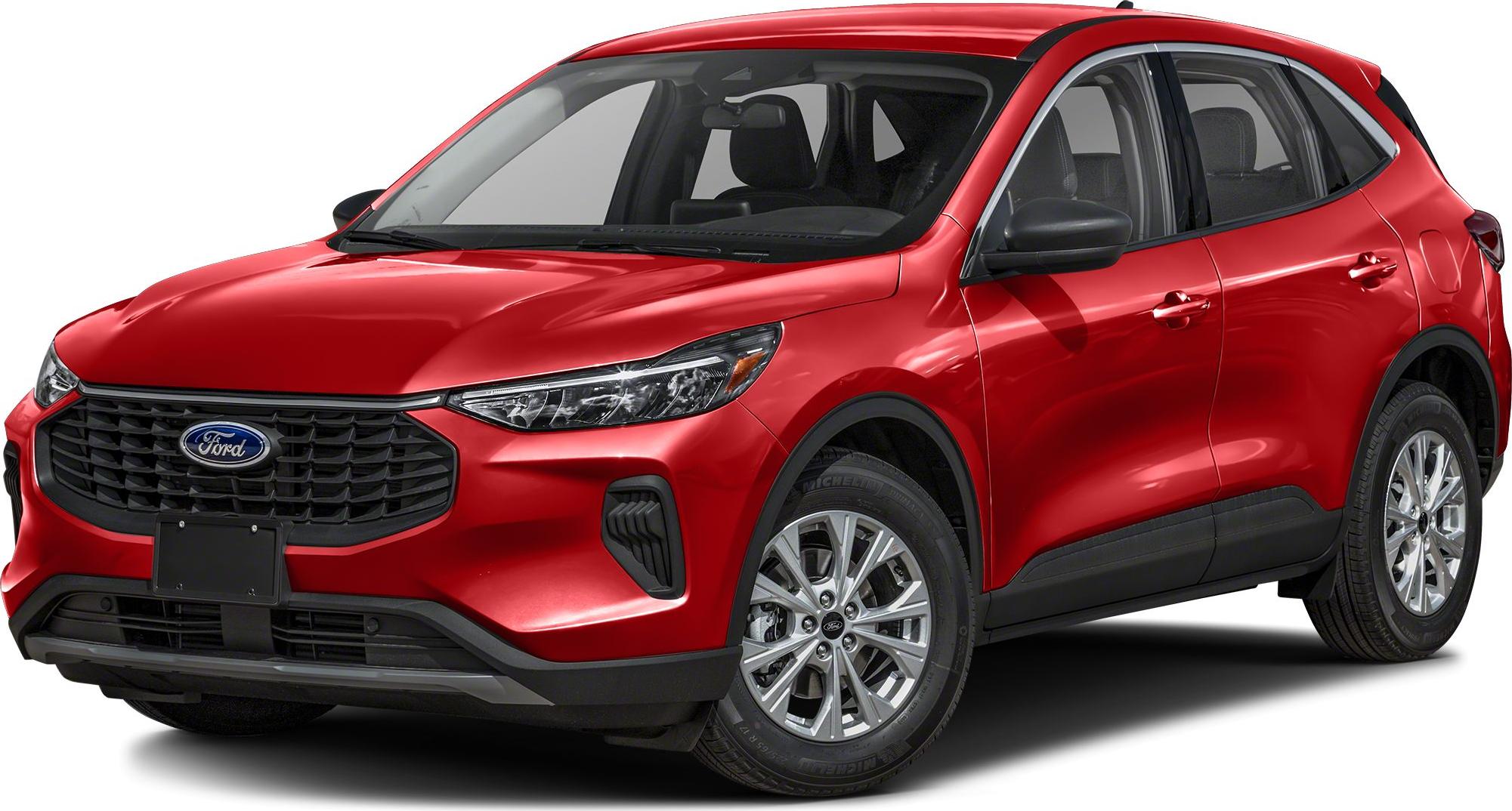 3/4 front-left view, Race Red