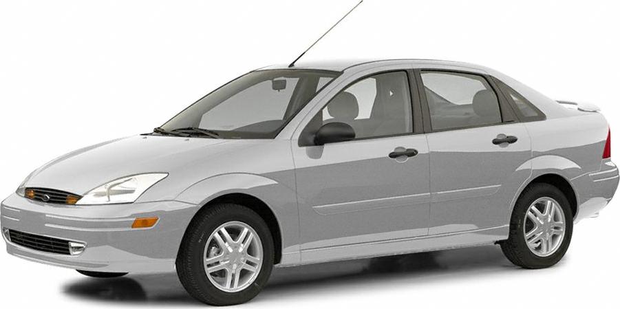 Front-side view of a compact sedan with sleek headlights and alloy wheels