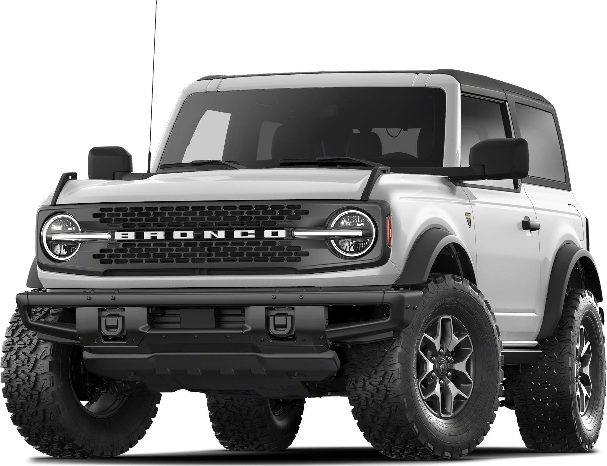 Front view with rugged grille and off-road tires