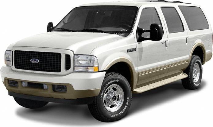 White and beige SUV front side view with chrome wheels