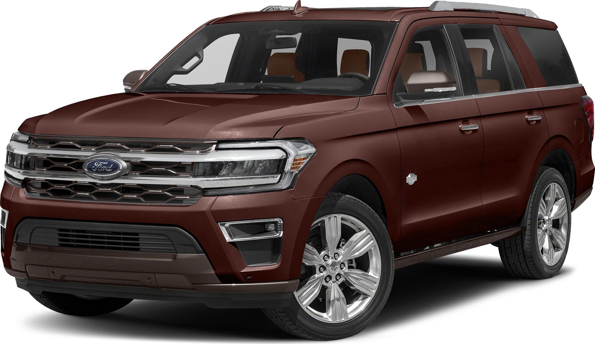 Large SUV with chrome front grille and alloy wheels