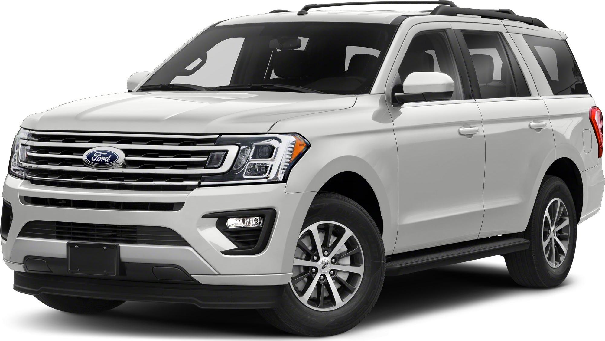Full-size SUV front three-quarter view with grille and LED headlights