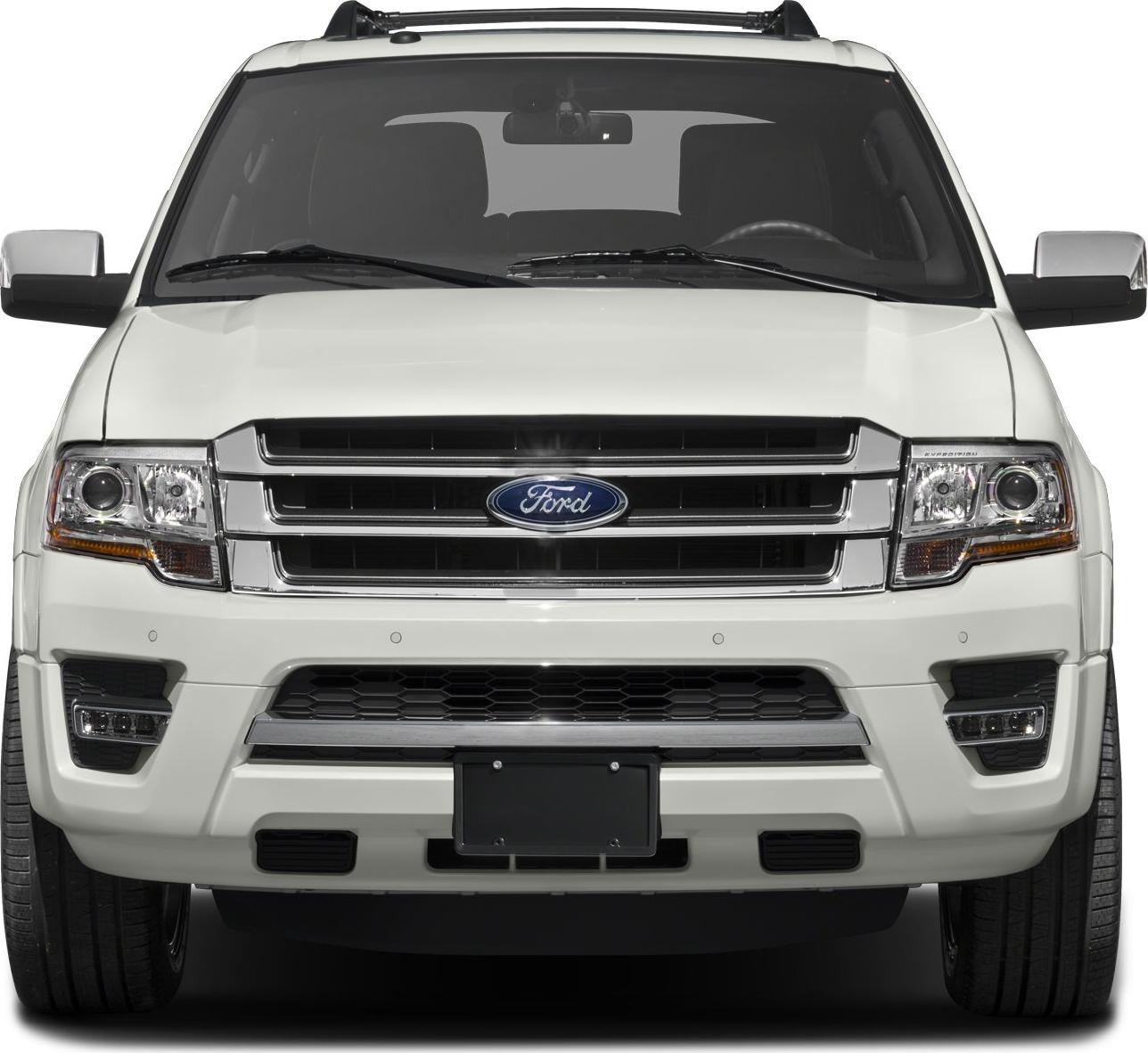 Front view of a 2015 SUV focusing on grille and headlights design