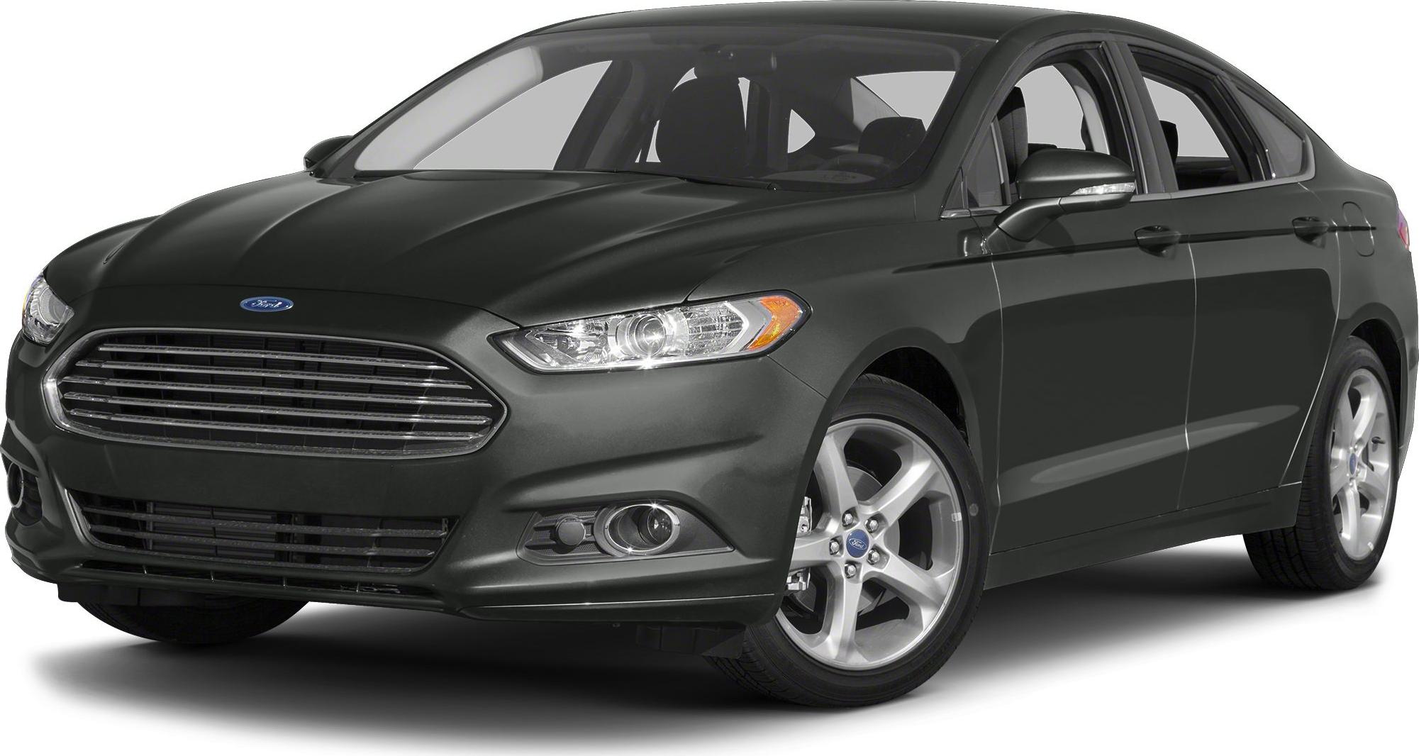 Front view of sedan highlighting grill and headlights