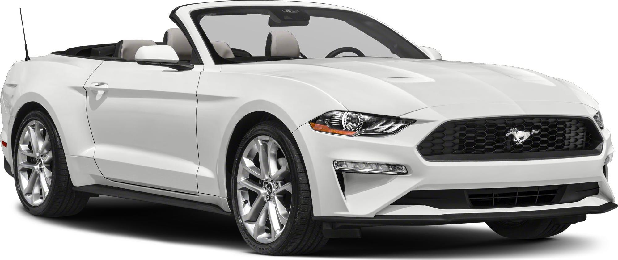 White convertible with sporty front grille and alloy wheels