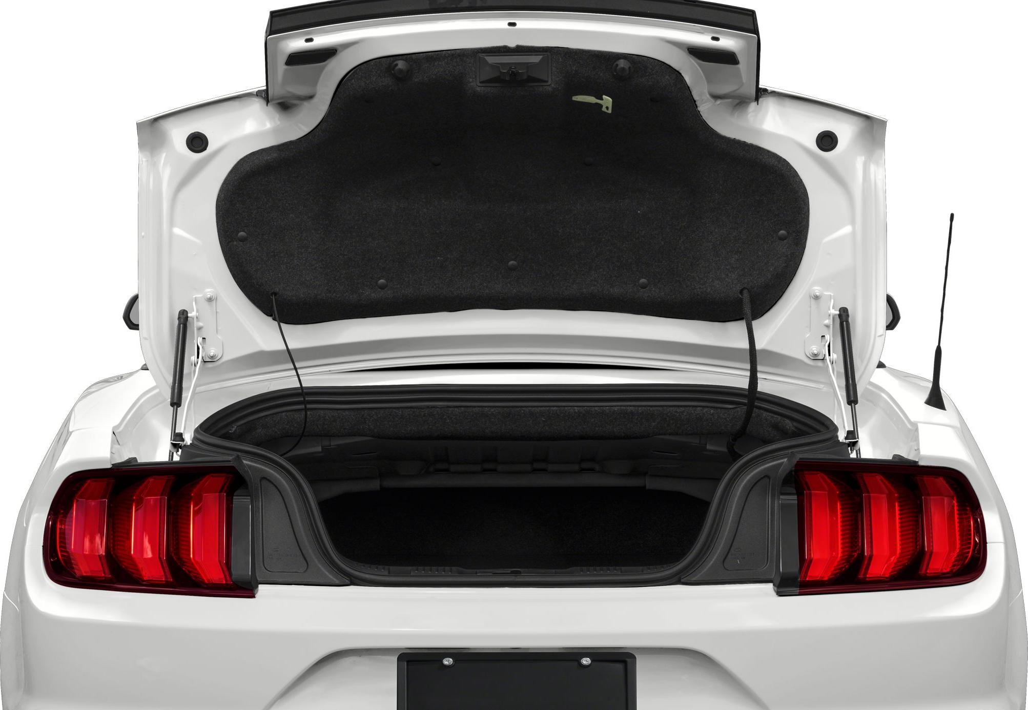 Open trunk with distinctive tri-bar taillights and rear detailing