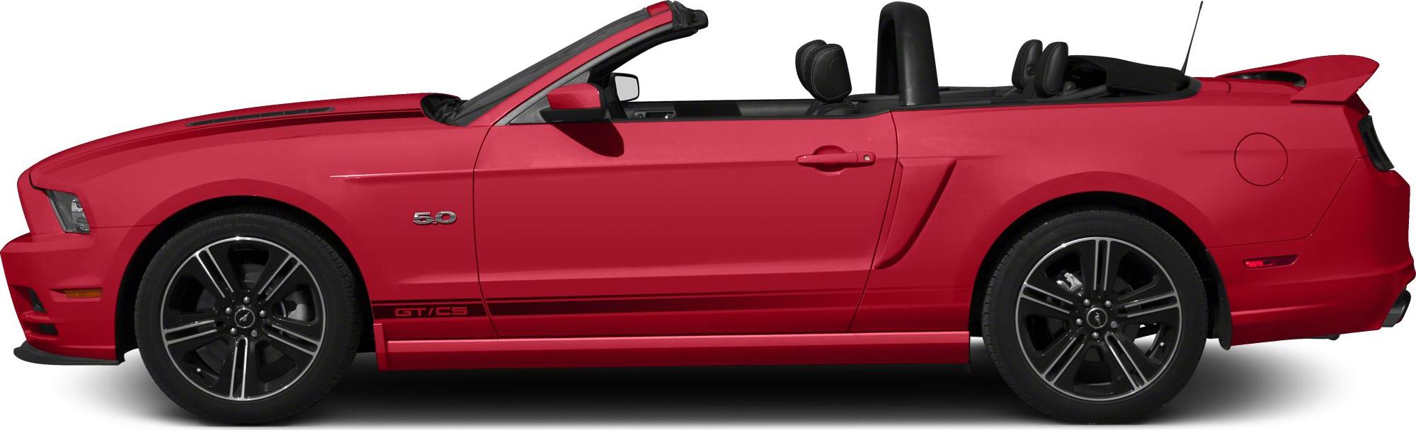 2013 Ford Mustang Convertible V (facelift 2012) Side View Left