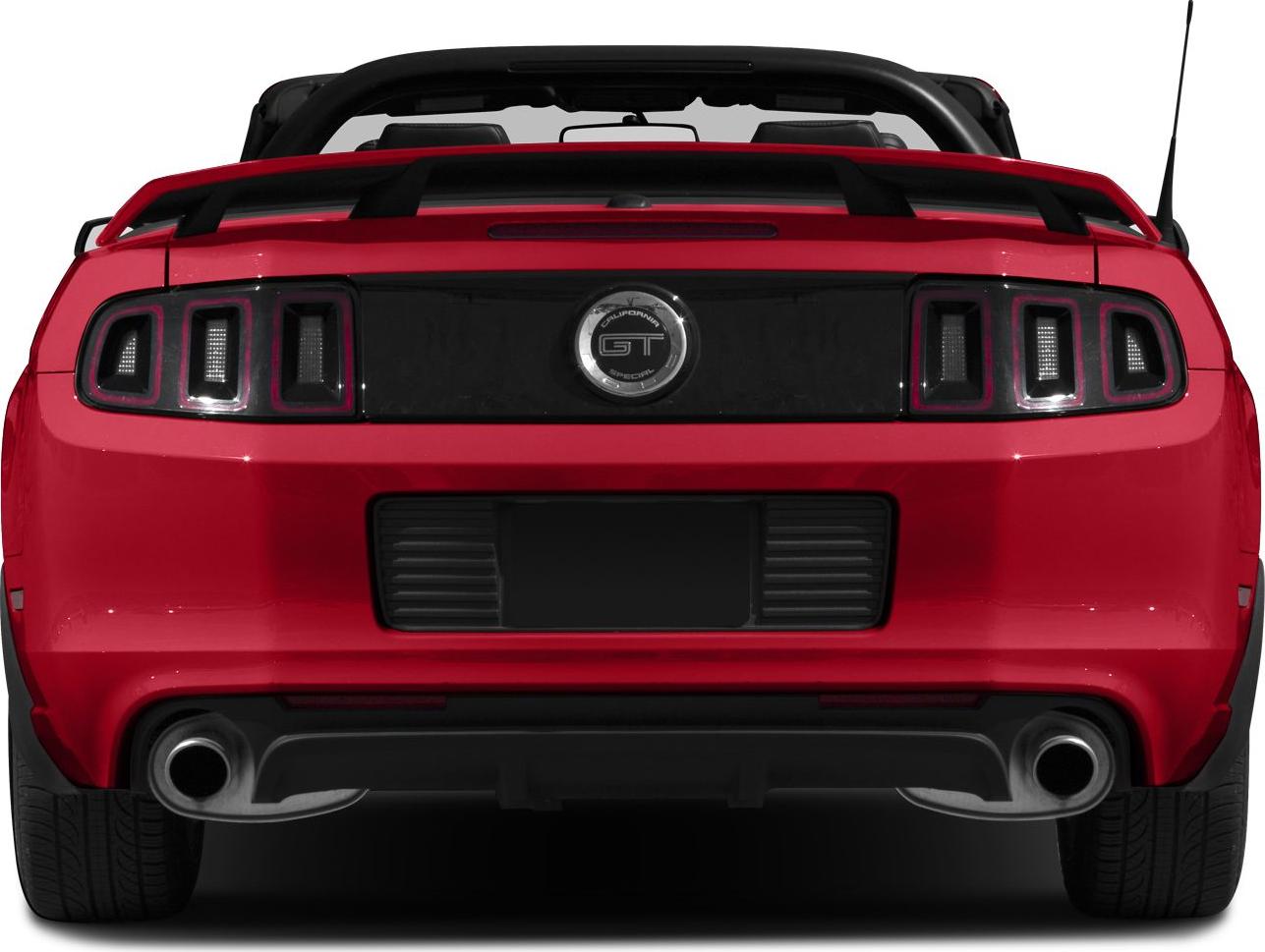 2013 Ford Mustang Convertible V (facelift 2012) Rear View