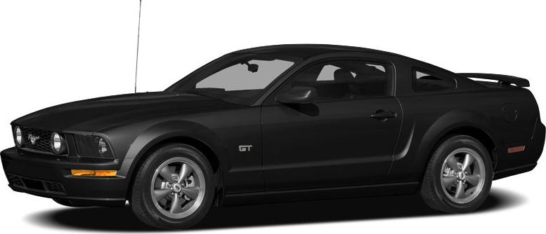 3/4 front-left view, Black Clearcoat
