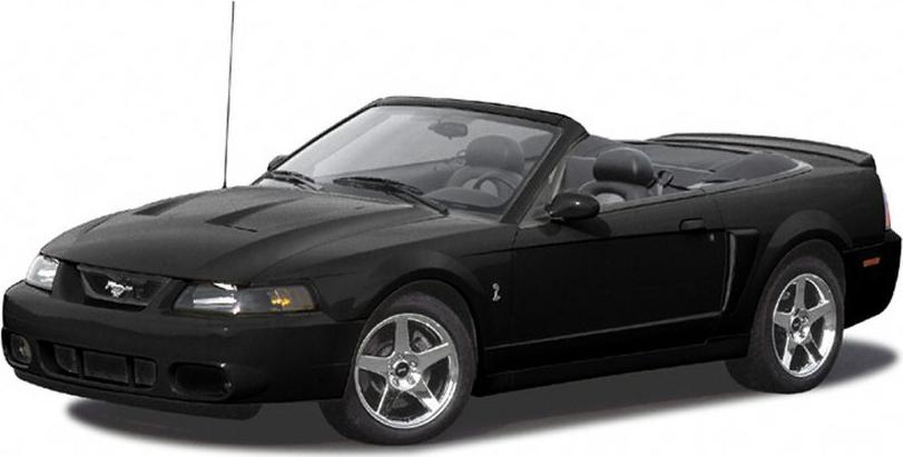3/4 front-left view, Black Clearcoat