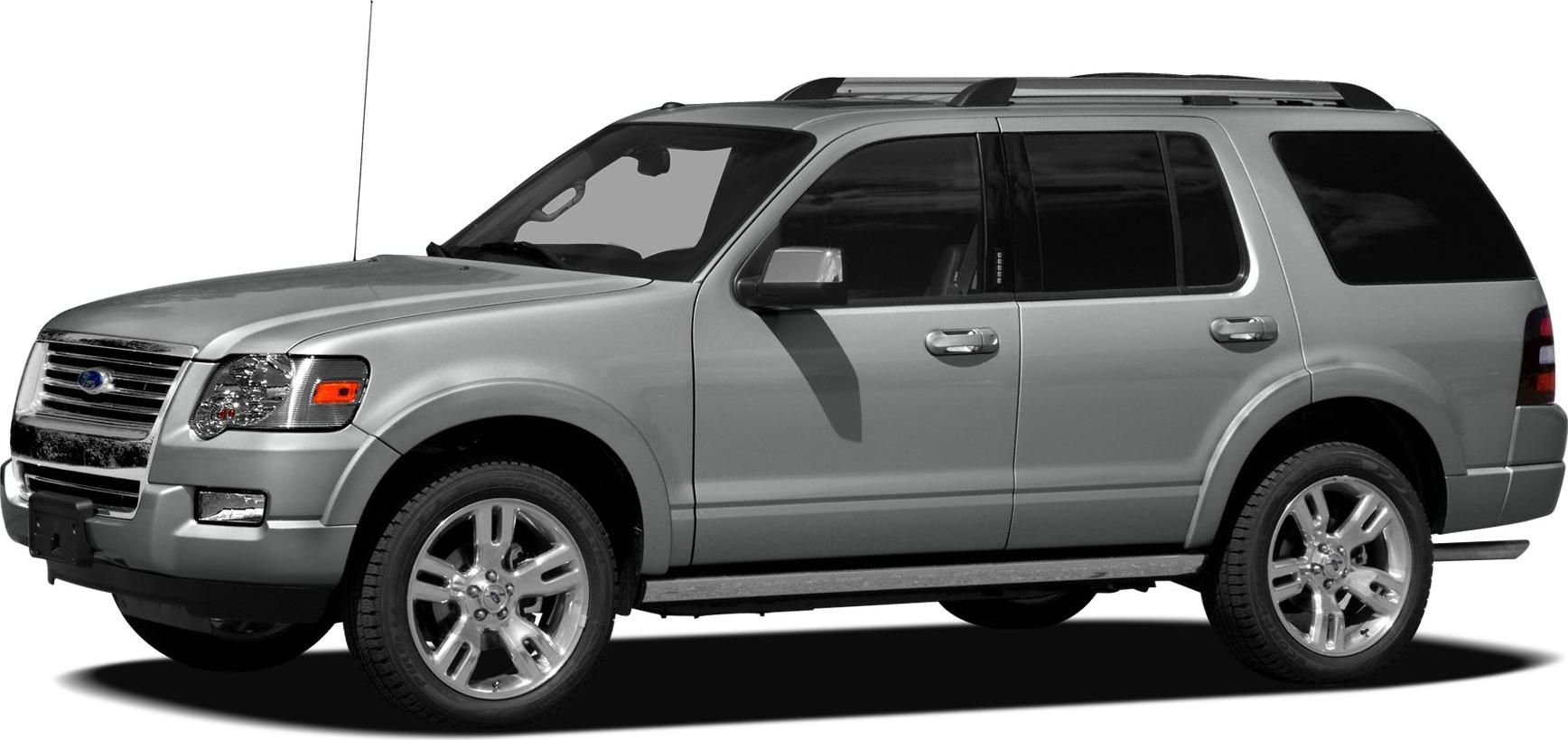 Silver large SUV side view with roof rails and alloy wheels